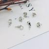 Accesorios de joyería de bricolaje, colgante de perla chapado en cobre, hebilla de melón, ojo de oveja, uña, collar de jade, accesorios de conexión, material