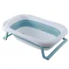 Banheira dobrável para bebê Banheira para bebê Suporte para deitar Balde de banho de plástico universal Banheira grande para crianças domésticas