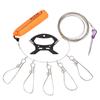 Candado portátil de acero inoxidable para pesca con peces vivos, gran capacidad de control de materiales, candado para pesca, equipo de pesca, suministros de pesca, fabricantes de candados para peces Luya