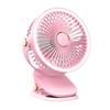 Nuevo ventilador de clip iluminación USB ventilador de escritorio ventilador eléctrico doméstico ventilador de circulación de aire de viento grande portátil transfronterizo