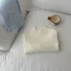 [Padre-Hijo] Suéter Base para Niñas, Nuevo Estilo Otoño e Invierno, Suéter de Punto de Cuello Alto Parcial para Niños, Ropa Interior de Color Sólido para Niños Pequeños