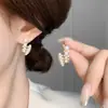 Pendientes Franceses Retro de Perla y Circonita, Lujo Accesible, Diseño de Nicho, Pendientes de Alta Gama para Mujer, Pendientes de Nuevo Estilo 2026