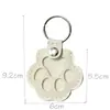 Llavero de Cuero y PVC Transfronterizo Almacenamiento de Pelo de Mascota Colgante Decorativo Lindo de Gato y Perro Pequeño Colgante Conmemorativo