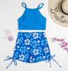 Maiô feminino transfronteiriço europeu e americano, biquíni sexy estampado sem costas, maiô Amazon Split, maiô de comércio exterior