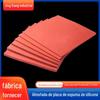 Fabricante Fornece Folhas de Silicone Espumado Resistentes a Altas Temperaturas, Almofadas de Espuma de Silicone para Estamparia a Quente Vermelhas, Esponja de Silicone