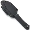Cuchillo Recto Pequeño de Supervivencia para Acampar al Aire Libre Más Vendido Portátil con Funda K Cuchillo Táctico de Autodefensa Navaja de Bolsillo Afilada