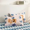 Conjunto de Roupa de Cama Lavável à Máquina de Quatro Peças Presente Atacado Capa de Colcha de Algodão com Aloe Vera Conjunto de Três ou Quatro Peças para Cama de Solteiro em Dormitório Estudantil