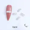 Celebridad de Internet Hebilla de Metal Joyería para Uñas al por Mayor Anillo DIY Punta Aleación Hebilla Retorcida Remaches para Uñas Forma de Uña Portátil