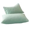 Fundas de Almohada Acolchadas Impermeables de Algodón Lavado de Color Sólido Casual, un Par de Fundas de Almohada de Color Sólido para Proteger el Núcleo de la Almohada, Fundas de Almohada para el Hogar