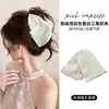 Pinza de pelo triangular grande con estampado de leopardo para cabello voluminoso, peinado de alta gama para la parte posterior de la cabeza, pinza de tiburón, accesorio para el cabello, pinza para el cabello para mujer