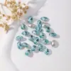 Ponta Oval Fundo Pontiagudo Diamante Corte Antigo Qualidade Ovo de Pombo Vidro K9 Diamante para Nail Art Acessórios para Joias DIY Fabricante Atacado