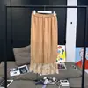En stock: Pantalones vaporosos arrugados - Estilo francés, pantalones tipo linterna ligeros con ribete de encaje