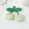 Tela Cuadros Fruta Cereza Accesorios Ropa de Moda Calcetines de Moda Accesorios para el Cabello Accesorios Broche Accesorios DIY