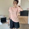 IN Black Technology 3.0 Traje deportivo para mujer Verano Transpirable para Correr al Aire Libre Manga Corta Shorts Casual Conjunto de Dos Piezas