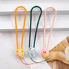 Nuevo cordón para teléfono móvil con diseño de parque de animales de dibujos animados, cuerda antipérdida, colgante de silicona en forma de U para muñeca, llavero, pulsera corta, cadena