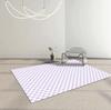 Alfombra de tablero de ajedrez para dormitorio, sala de estar, estilo sencillo, habitación de niña, mesita de noche, mesa de centro, sofá, alfombra de piso a cuadros de celebridades de Internet