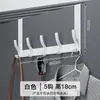 Gancho para Colgar sobre la Puerta, Perchero sin Taladro, Almacenamiento para la Entrada, Gancho para Abrigos de Pared, Colgador de Ropa para Baño