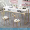 Mesa de Manicura Rectangular y Silla Set, Económico y de Moda, Precio Especial, En Stock, Mesa de Manicura Estilo Japonés