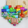 2026 Nuevo Modelo Imanes para Refrigerador de Monumentos de Ciudades Chinas Yunnan Shenyang Hong Kong Guangzhou Souvenirs Turísticos Culturales y Creativos