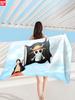 Toalla de Playa de Microfibra Fina One Piece Toalla de Baño Absorbente Estampada