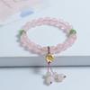 Pulsera de Cristal Ojo de Gato Aguamarina 2023 Luna Nueva Pulsera de Piedra Lunar Regalo Pareja Novia Accesorios