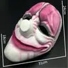 Máscara de Halloween Temática de Película Edición Coleccionista Juego Payday 2 Serie Resina Bandera Americana Fiesta Baile Fiesta