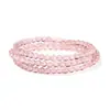 Pulsera Blanca Natural de Cristal de Agua con Múltiples Círculos que Atrae el Amor, Mejora la Tez y Exuda Elegancia de Hada, Popular en Plataformas de Transmisión en Vivo
