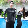 Traje de Buceo para Mujer Flotante de Manga Larga Traje de Baño Traje de Medusa para Pareja Traje Dividido para Surf Traje de Flotación para Hombre
