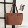 Bolso tote de mujer de comercio exterior transfronterizo, bolso de mano, bolso de hombro, gran capacidad, relleno de plumón, ligero y simple para otoño e invierno