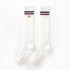 Calcetines bajos para mujer en negro jk Uniforme Calcetines bajos largos de media caña Bordados Modernos Primavera y Otoño Calcetines de algodón para mujer