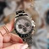 Reloj de Hombre Comercio Exterior Moda Reloj de Aleación de Marca Famosa Reloj de Cuarzo con Textura Personalizada Reloj Impermeable de Tres Ojos y Seis Agujas Tendencia