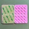 Nuevas 24 Piezas de Ventosa de Silicona Engrosada 10g Funda para Teléfono Móvil Cuadrada Ventosa Doble Cara Soporte para Teléfono Móvil de Una Cara En Stock