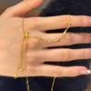 Collar de Plata de Ley S925 Río Lechoso de Meteoros Lluvia de Estrellas Estrella de Cuatro Puntas Borla Cadena Clavicular Lujo Ligero Nicho Gama Alta Mujeres