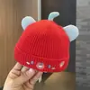 Chapéus de Bebê para Outono e Inverno, Fofos e Super Adoráveis, Chapéus de Tricô Pulôver Unissex para Bebê, Chapéus de Tricô Quentinhos com Desenhos para Recém-Nascidos e Crianças Pequenas, Modernos