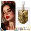 Gel Brillante Transfronterizo en Bolsa para Festivales de Carnaval, Maquillaje de Brillo Facial, Escamas de Brillo Corporal, Parches de Maquillaje
