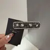 Grampo de Cabelo de Pérola de Cristal para Meninas, Celebridade da Internet Coreana, para a Parte de Trás da Cabeça, Franja, Presilha BB, Acessório de Cabelo