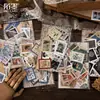 Série Museu Filatélico Momo Pacote de Adesivos para Carimbos Adesivos Decorativos DIY para Diário Retro de Plantas 6 Designs para Escolher