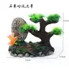 Tanque de Peces Acuario Resina Paisaje Adornos Piedra Suerte Adornos Acuario Paisaje Feng Shui Adornos Bonsái Set