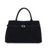 Moda Transfronteiriça Versátil Estilo Celebridade da Internet Design Retrô em Camurça Bolsa Tote Bolsa de Ombro
