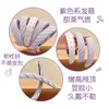 Diadema de Esponja Estilo Academia Francés para Mujer, Diadema de Cuadros Morados con Puntos de Alto Nivel que No Aprieta la Cabeza, Accesorio para el Cabello