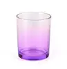 Portavelas 7084 200ml Portavelas de Vidrio con Tapa Boca Ancha Recipiente para Velas de Aromaterapia Frasco Botella de Spray Escarchado