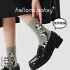 Calcetines de Otoño e Invierno para Mujer, Lindos Calcetines de Media Caña Sin Costuras con Dibujos de Panda, Calcetines de Algodón para Mujer, Calcetines para Estudiantes Mujeres, Industria de Calcetines Zhuji Transfronteriza