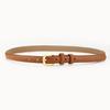 Cinturón de Cuero para Mujer, Cinturón de Verano Versátil y de Moda, Cinturón Decorativo de Gama Alta para Mujer, Delgado Estilo Coreano Moderno Cinturón Negro para Jeans