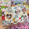Bolsa de compras plegable Spot 210D bolsa tipo chaleco de dibujos animados portátil grande