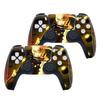 Adecuado para Stickers de Controlador de Juego Sony Ps5 Stickers de Mango Antideslizantes Todo Incluido Accesorios Ps5 Película Impermeable Colorida