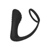 Plug anal rosqueado com trava de polegar para homens, anel de contenção física, masturbador anal vibratório, brinquedo de massagem, brinquedo sexual