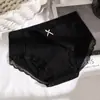 Pantalones de burbuja japoneses con cintura de grafeno, algodón, antibacterianos, sin costuras, ropa interior sexy para mujer, talla grande, encaje, venta al por mayor