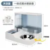 Tigela de Ração para Animais de Estimação, Tigela para Gatos, Tigela Dupla, Alimentador de Gatos, Dispensador Automático de Água, Tigela de Aço Inoxidável Integrada para Ração de Cachorros Atacado