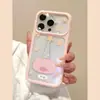 Adecuado para Apple 17PROMAX borde amarillo crema gato rosa estrella caricatura inglés iPhone18 funda de teléfono anticaída