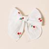 Pasador para el pelo nuevo transfronterizo para niños, popular en INS, pequeño y fresco, con lazo floral, pasador para el pelo de cola de caballo, pinza lateral